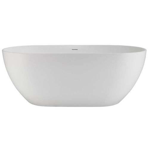 Lecce Freestanding Stone Bathtub 1500mm - Matte White