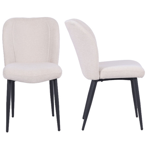 Euphoria Dining Chair - Set of 2 - Beige