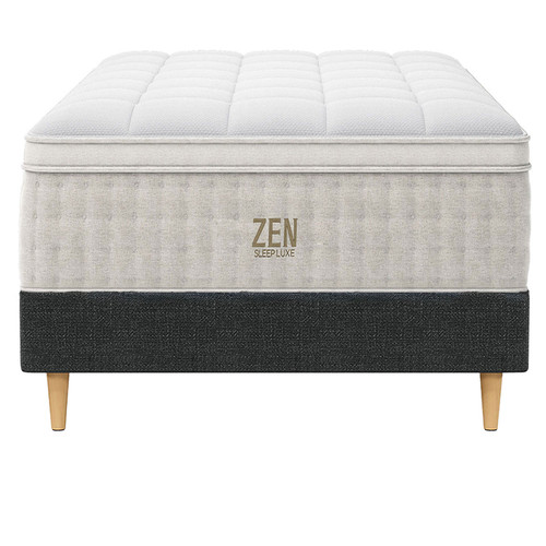 Classic Super King Bed Frame with Plush Mattress