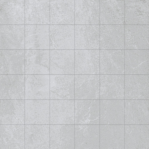 Lucas Porcelain Mosaic Tiles 300 x 300mm - 48mm x 36 (6x6) Matte Grey