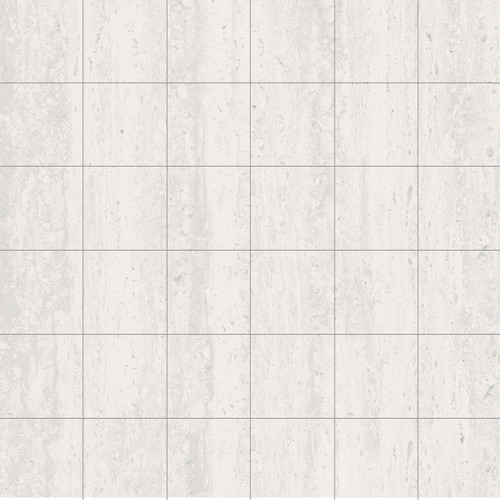 Roma Travertine Porcelain Mosaic Tiles 300 x 300mm - 48mm x 36 (6x6) Beige