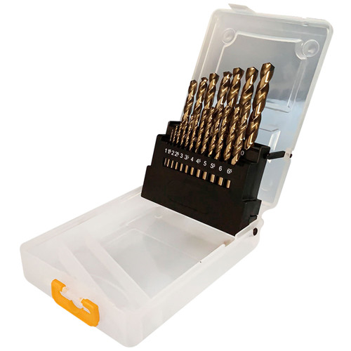 Twist Drill Bit Set - Pack of 19