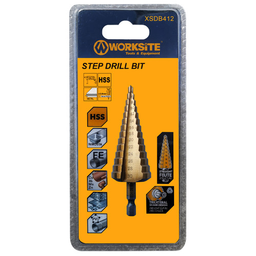 Large Step Bit Step Drill Bit 4~12mm - Trade Depot