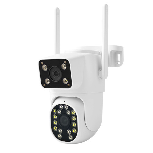 Smart Outdoor Dual Lens Camera - 4MP