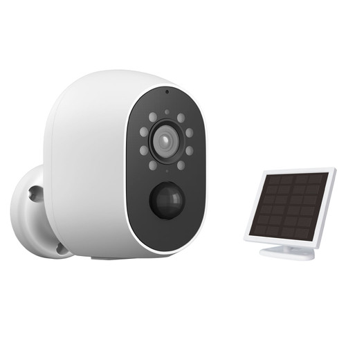 Smart Outdoor Camera with Solar Panel - 3MP