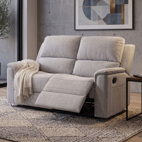 Arthur Recliner 2 Seater Sofa 1450mm Light Grey