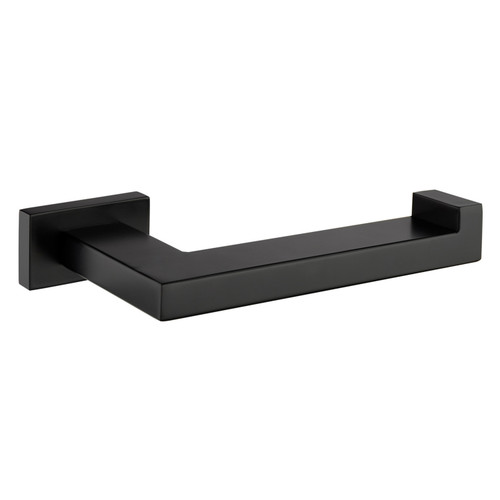 Vogue Cambria Toilet Roll Holder Rectangle Black