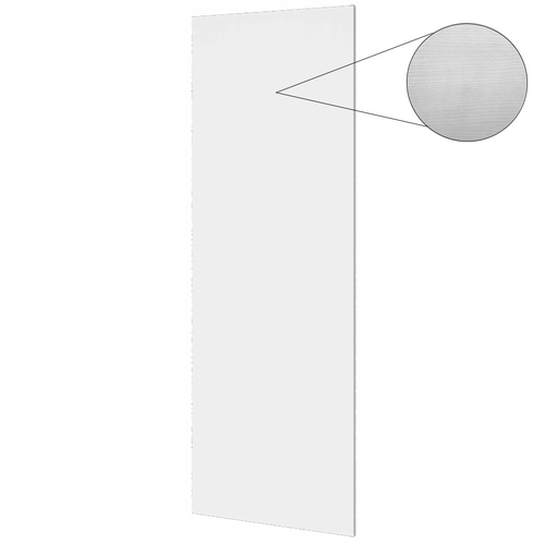 Rebon Kitchen Tall End Panel 604mm White Woodgrain