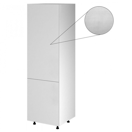 Kitchen Integrated Fridge Cabinet - White Woodgrain