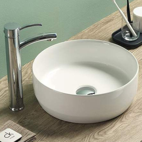 Vogue Vessel Basin 340mm Glossy white