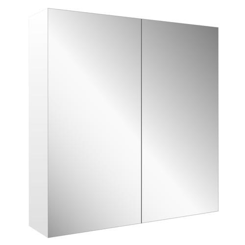 Mirror Soho Cabinet White 2 Door 750mm