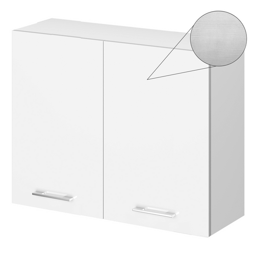 Rebon Kitchen Wall Cabinet 800mm White Woodgrain