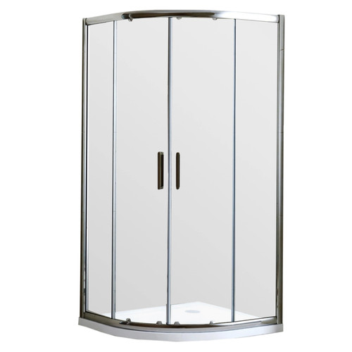 Arco Core Round Shower 900mm Double Door - 40mm Profile Tray