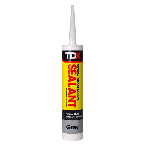 TDX General Purpose Silicone Sealant - Grey