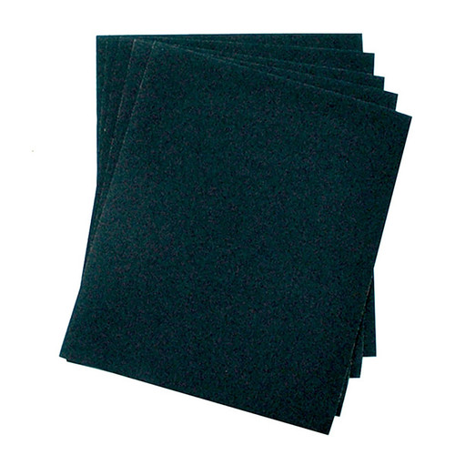 Crownman Black Carbide Silicon Abrasive Paper 320 Grit - Pack of 10