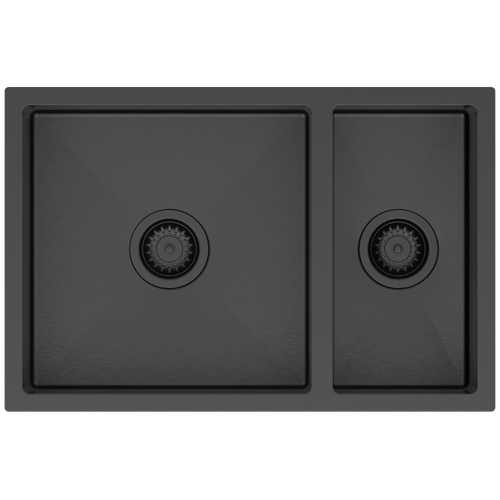 Carysil Double Bowl Sink Insert Gunmetal - 680 x 450mm