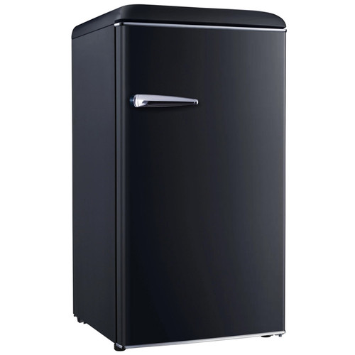 Vogue 90L Retro Bar Fridge Black