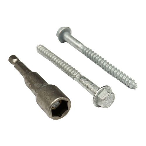 TDX HEX Head Galvanized Screw with Nut Driver - 75mm