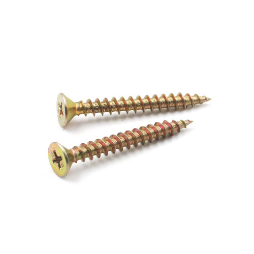 Akord Screw 40mm Zinc Chromate (Gold Passivated) - Pack of 50