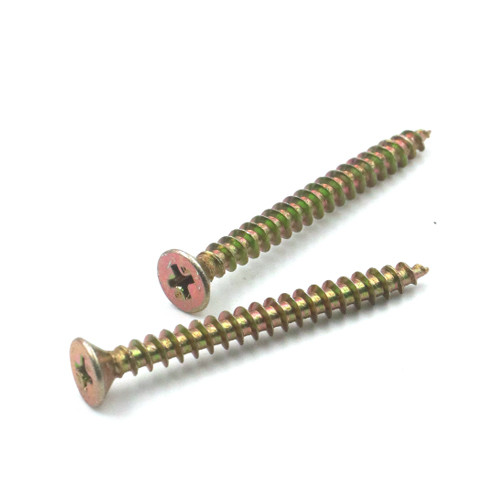 Akord Screw 50mm Zinc Chromate (Gold Passivated) - Pack of 50