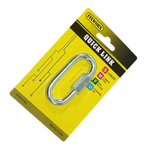 Fixworx Quick Link Zinc Plated 10mm