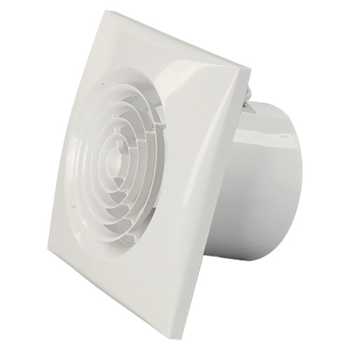 TDX Bathroom Extractor Fan with Motion Sensor - White