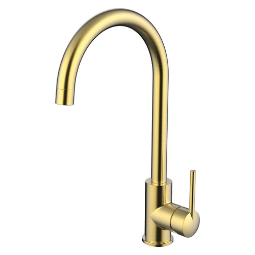 Klässich Linear II Sink Mixer - Brushed Brass