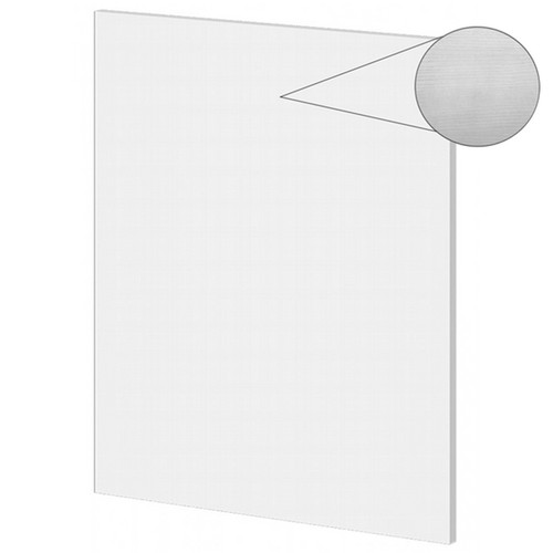 720mm Wall End Panel - White Woodgrain