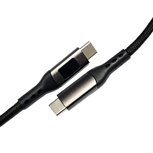 Type-C to Type-C Cable with Digital Display - 1.5m