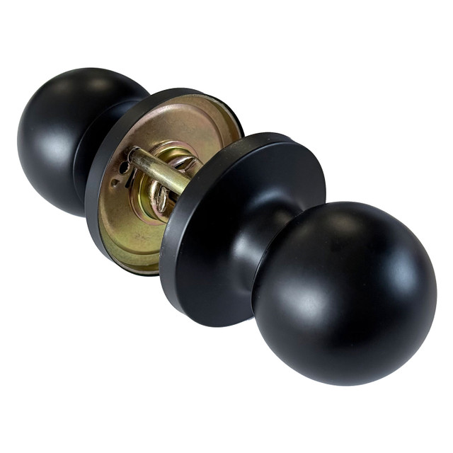 Entrance Knob Door set - Matte Black - Trade Depot
