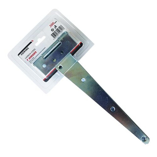 Fixworx Tee Hinge Zinc Plated 300mm - Pack of 2