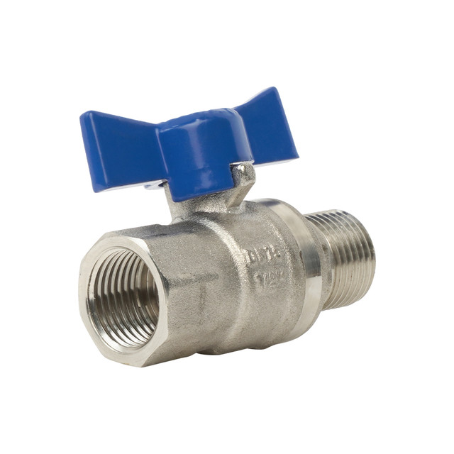 Brass Tee Handle Ball Valve - 15mm