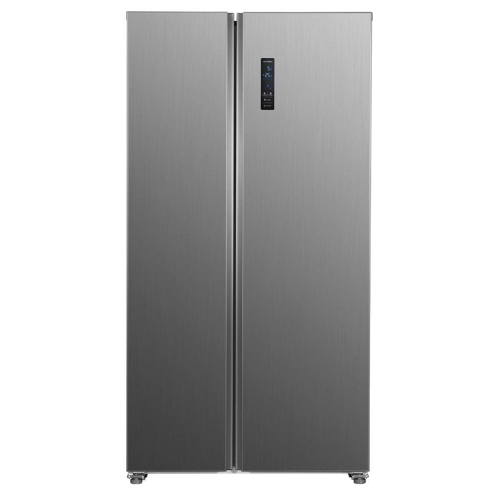 Vogue 910mm Side by Side Fridge Freezer 442L Stainless Steel 4 Star ...