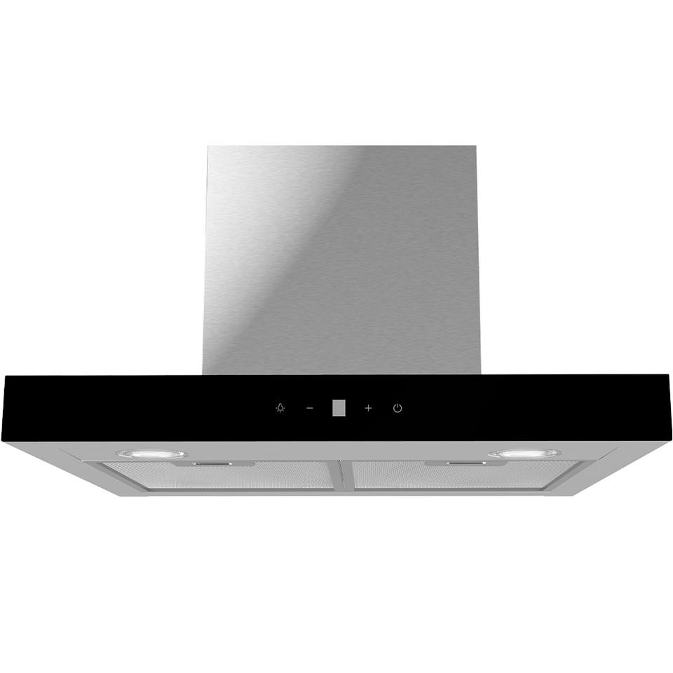 Master Kitchen TCanopy Rangehood 60cm SS & Black High Speed
