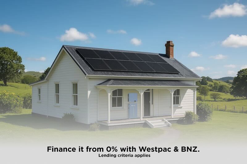 House with solar panels