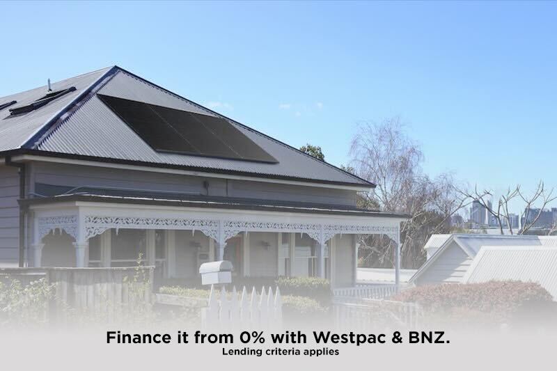 House with solar panels