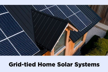 Grid-tied Home Solar Systems