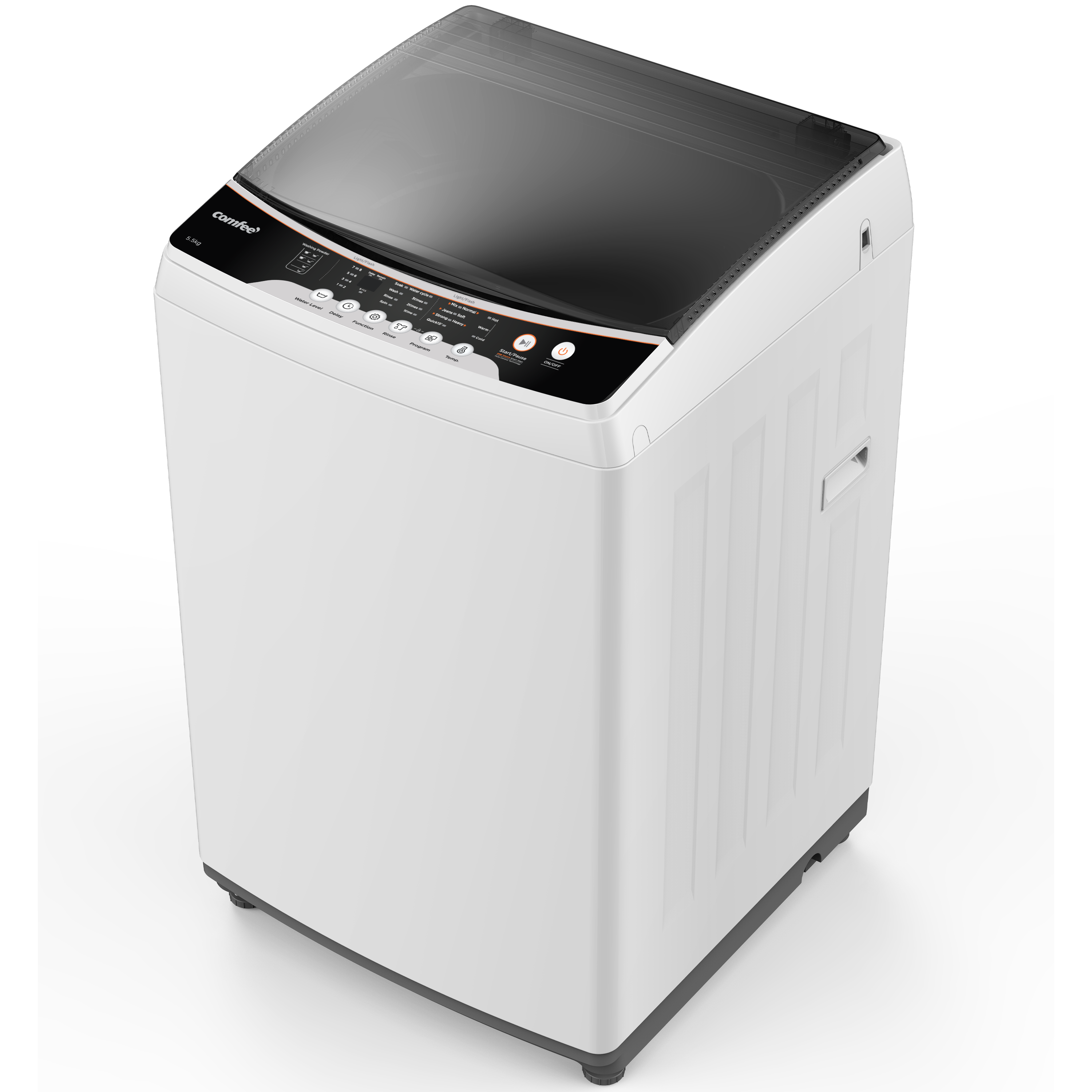 White Portable Top Loading Washer – Comfee