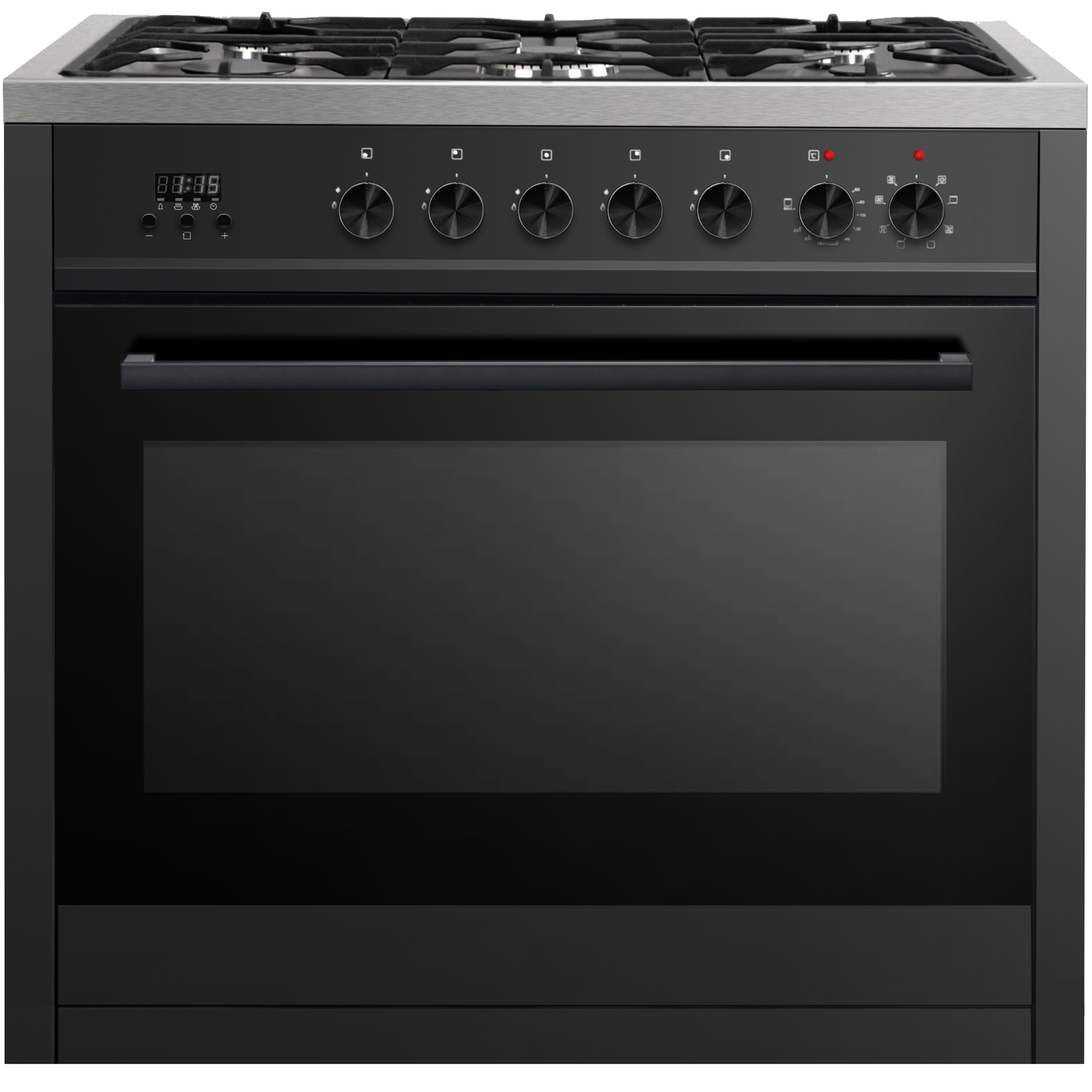 Black 90cm shop freestanding oven