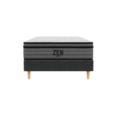Classic Single Bed Frame with Medium Plush Mattress - Trade Depot Classic Single Bed Frame with Medium Plush Mattress - Trade Depot