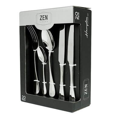 Zen Living - 20 Piece Hampton Cutlery Set - Trade Depot