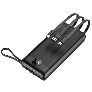 Veger C20 power bank - 20000mAh - built-in, 4 cables, LED ch