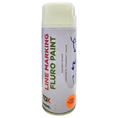 Ground Marking Powder Solvent-Based Ground Marking Spray 450ml - Orange - Trade Depot