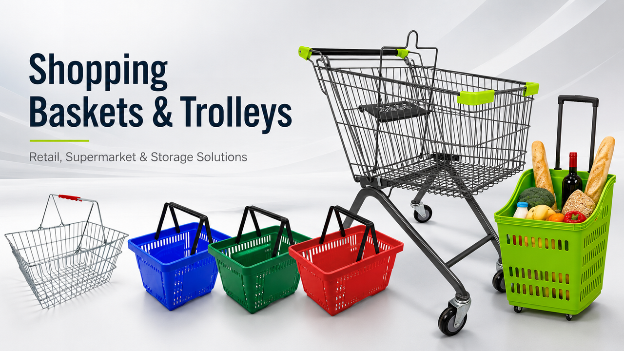 Shopping Baskets & Trolleys