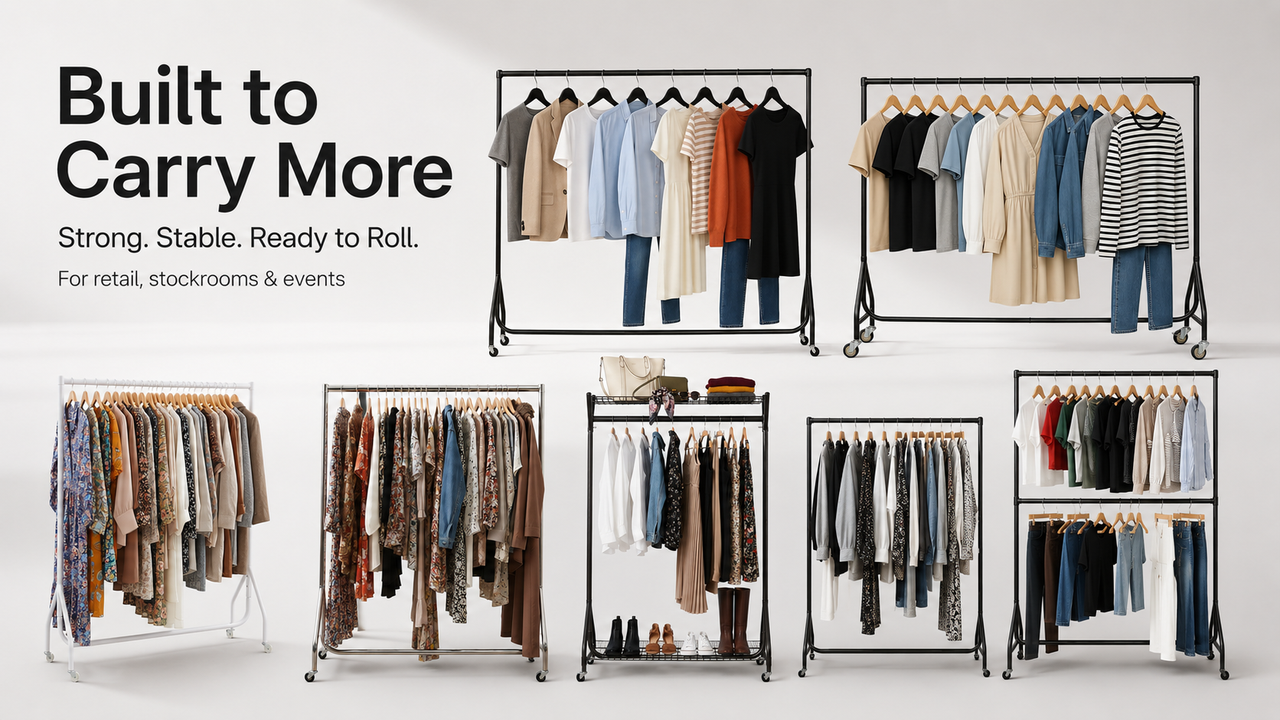 Heavy Duty Clothes Rails