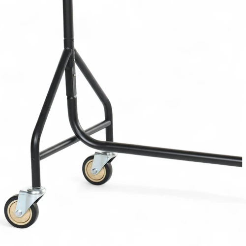 Heavy-Duty Wheels for Reinforced Clothes Rails, close product view against a light background