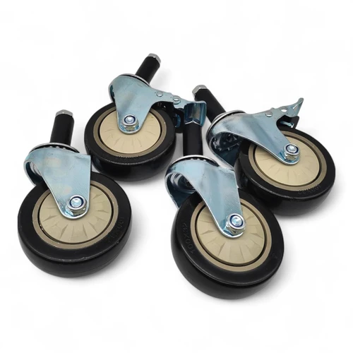 Heavy-Duty Wheels for Reinforced Clothes Rails, product shown on a white background