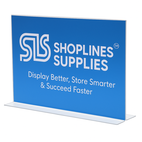 Acrylic Double-Sided Sign Holder Portrait & Landscape