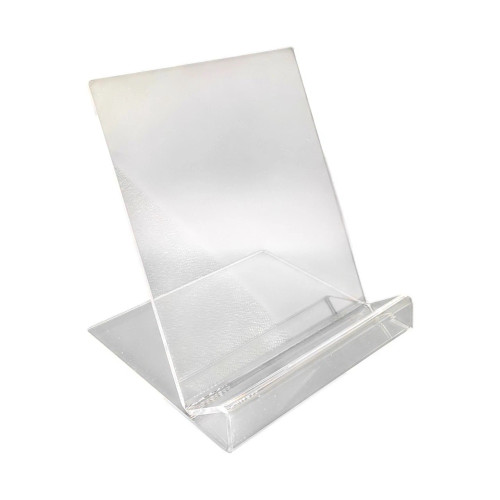 Acrylic iPad Tablet Stand – Universal Desktop Holder for Office and Home, balanced, centred square layout