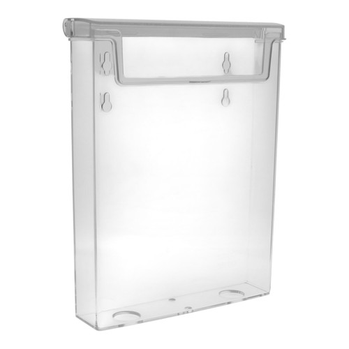 Taymar Clear Outdoor Brochure Holders with Lid, product shown on a white background, gallery image 9 of 17